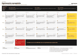 Confianza: Equivocarte a propósito